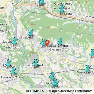 Mappa Via C. O. Morlani, 24030 Carvico BG, Italia (3.03)