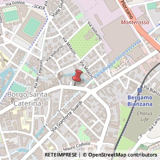 Mappa Via Borgo Santa Caterina, 86, 24124 Bergamo, Bergamo (Lombardia)