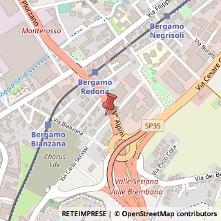 Mappa Via Bianzanella, 11, 24124 Bergamo, Bergamo (Lombardia)