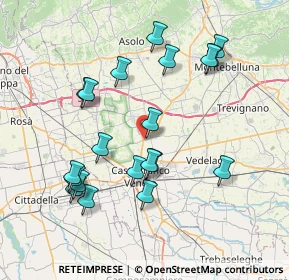 Mappa Piazza Caduti, 31039 Vallà TV, Italia (7.7365)