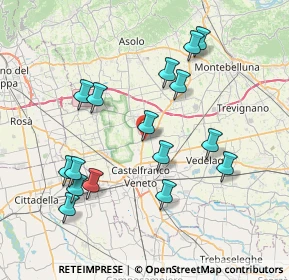 Mappa Piazza Caduti, 31039 Vallà TV, Italia (7.75)