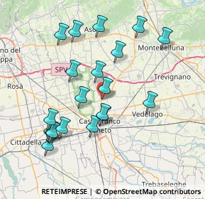 Mappa Piazza Caduti, 31039 Vallà TV, Italia (7.627)