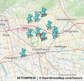 Mappa Piazza Caduti, 31039 Vallà TV, Italia (5.76818)