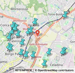 Mappa Via Agostino De Pretis, 24124 Bergamo BG, Italia (1.2635)