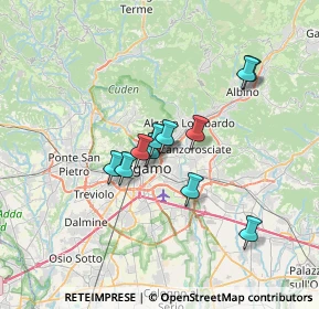 Mappa Via Don Giuseppe Ronchetti, 24124 Bergamo BG, Italia (5.26727)