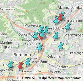 Mappa Via Don Giuseppe Ronchetti, 24124 Bergamo BG, Italia (1.84286)