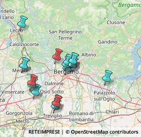 Mappa Via Don Giuseppe Ronchetti, 24124 Bergamo BG, Italia (12.69889)