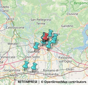 Mappa Via Don Giuseppe Ronchetti, 24124 Bergamo BG, Italia (7.0875)