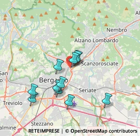 Mappa Via Don Giuseppe Ronchetti, 24124 Bergamo BG, Italia (3.18182)