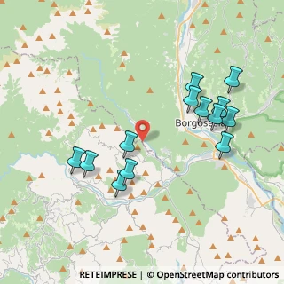 Mappa Via per Crevacuore, 13010 Postua VC, Italia (4.00615)