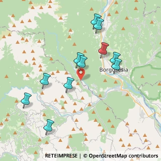 Mappa Via per Crevacuore, 13010 Postua VC, Italia (3.93636)