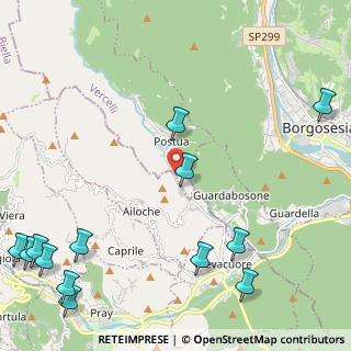 Mappa Via per Crevacuore, 13010 Postua VC, Italia (3.26077)