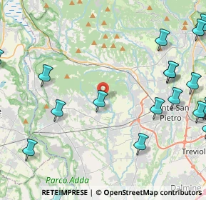 Mappa Via Piana di Sotto, 24030 Mapello BG, Italia (6.3645)