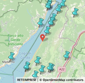 Mappa Via Cristoforo Colombo, 37010 Brenzone sul Garda VR, Italia (10.412)