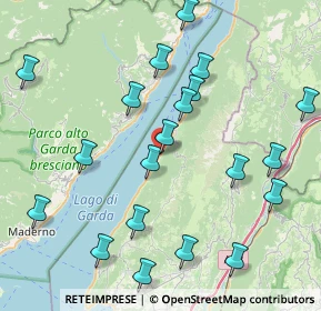 Mappa Via Cà Romana, 37010 Brenzone sul Garda VR, Italia (9.171)