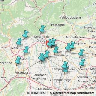 Mappa Via Adige, 36028 Rossano Veneto VI, Italia (14.55111)