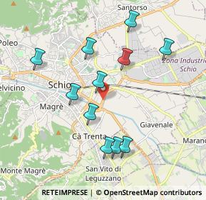 Mappa Via dell'Artigianato, 36015 Schio VI, Italia (1.87091)