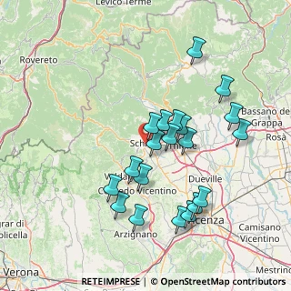 Mappa Via Vicenza, 36015 Schio VI, Italia (14.0055)
