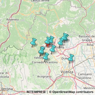 Mappa Via Vicenza, 36015 Schio VI, Italia (9.02)