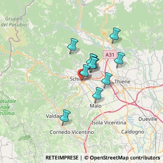 Mappa Via Vicenza, 36015 Schio VI, Italia (5.07364)