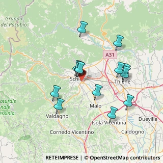Mappa Via Vicenza, 36015 Schio VI, Italia (6.52286)