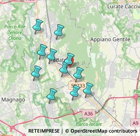 Mappa P.za Adriano Centenari, 21049 Tradate VA, Italia (3.11455)