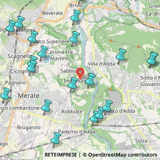 Mappa Piazza Giuseppe Garibaldi, 23898 Imbersago LC, Italia (2.8945)