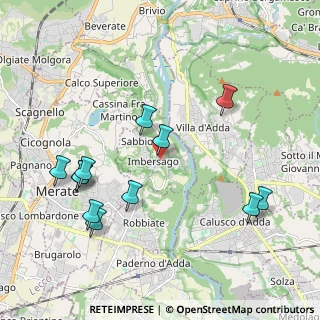 Mappa Piazza Giuseppe Garibaldi, 23898 Imbersago LC, Italia (2.165)