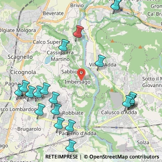 Mappa Piazza Giuseppe Garibaldi, 23898 Imbersago LC, Italia (2.829)