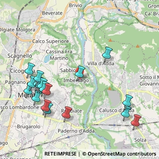 Mappa Piazza Giuseppe Garibaldi, 23898 Imbersago LC, Italia (2.51278)