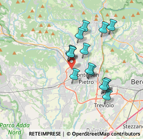 Mappa Via Don Antonio Seghezzi, 24036 Ponte San Pietro BG, Italia (2.994)