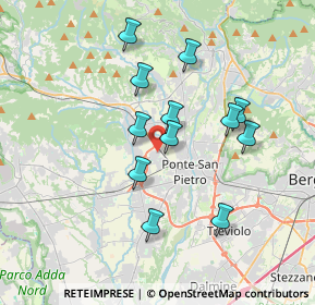 Mappa Via Don Antonio Seghezzi, 24036 Ponte San Pietro BG, Italia (3.15417)