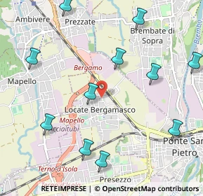 Mappa Via Don Antonio Seghezzi, 24036 Ponte San Pietro BG, Italia (1.25455)