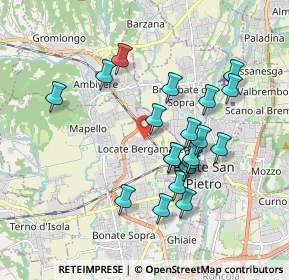 Mappa Via Don Antonio Seghezzi, 24036 Ponte San Pietro BG, Italia (1.7075)