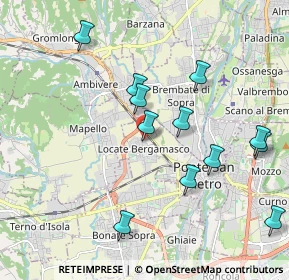 Mappa Via Don Antonio Seghezzi, 24036 Ponte San Pietro BG, Italia (2.0225)