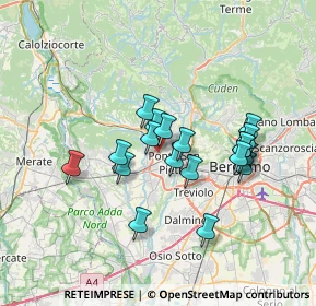 Mappa Via Don Antonio Seghezzi, 24036 Ponte San Pietro BG, Italia (5.80368)