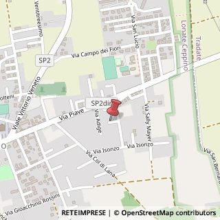 Mappa Via A. de Gasperi, 11, 21050 Lonate Ceppino, Varese (Lombardia)