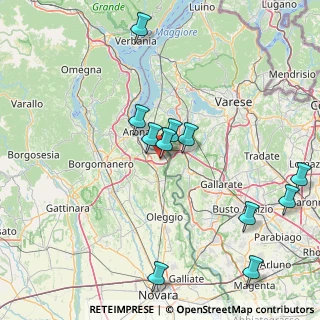 Mappa Via Silvio Pellico, 28053 Castelletto sopra Ticino NO, Italia (17.09273)