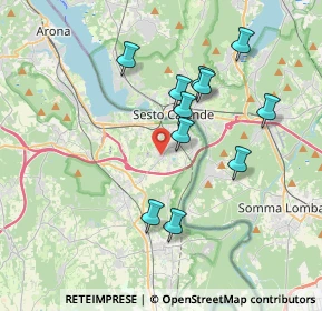 Mappa Via Silvio Pellico, 28053 Castelletto sopra Ticino NO, Italia (3.40545)