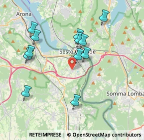 Mappa Via Silvio Pellico, 28053 Castelletto sopra Ticino NO, Italia (3.85417)