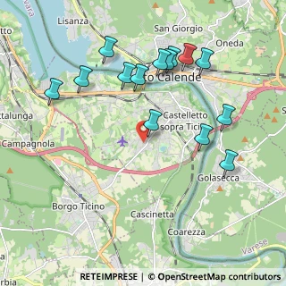 Mappa Via Silvio Pellico, 28053 Castelletto sopra Ticino NO, Italia (2.09857)