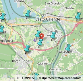 Mappa Via Silvio Pellico, 28053 Castelletto sopra Ticino NO, Italia (2.42273)