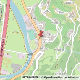 Mappa Via Colonnelle, 51, 11020 Montjovet, Aosta (Valle d'Aosta)
