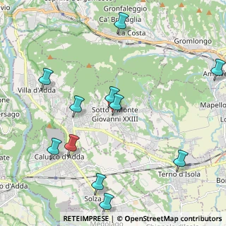 Mappa Via Donatori Sangue E Organi, 24039 Sotto il Monte Giovanni XXIII BG, Italia (2.48727)