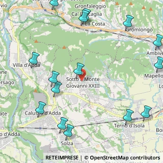 Mappa Via Donatori Sangue E Organi, 24039 Sotto il Monte Giovanni XXIII BG, Italia (2.944)