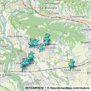 Mappa Via Donatori Sangue E Organi, 24039 Sotto il Monte Giovanni XXIII BG, Italia (1.905)