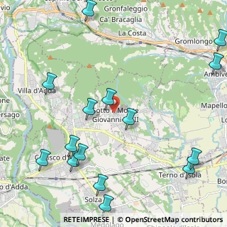 Mappa Via Donatori Sangue E Organi, 24039 Sotto il Monte Giovanni XXIII BG, Italia (2.83533)