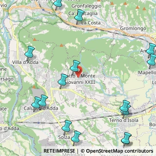 Mappa Via Donatori Sangue E Organi, 24039 Sotto il Monte Giovanni XXIII BG, Italia (3.17333)