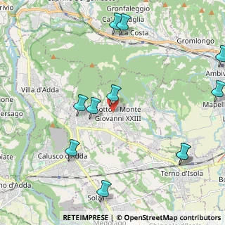 Mappa Via Alessandro Manzoni, 24039 Sotto il Monte Giovanni XXIII BG, Italia (2.64273)