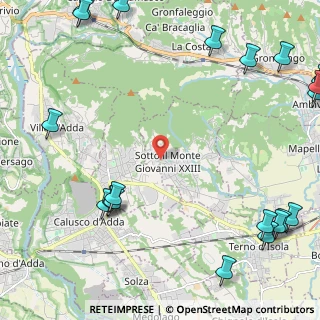 Mappa Via Alessandro Manzoni, 24039 Sotto il Monte Giovanni XXIII BG, Italia (3.4585)